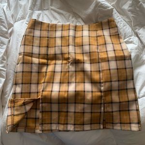 Plaid Skirt